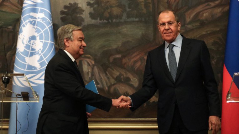 António Guterres Sergej Lawrow 